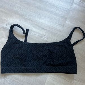 Skims Fendi Bralette size small, black onyx worn once